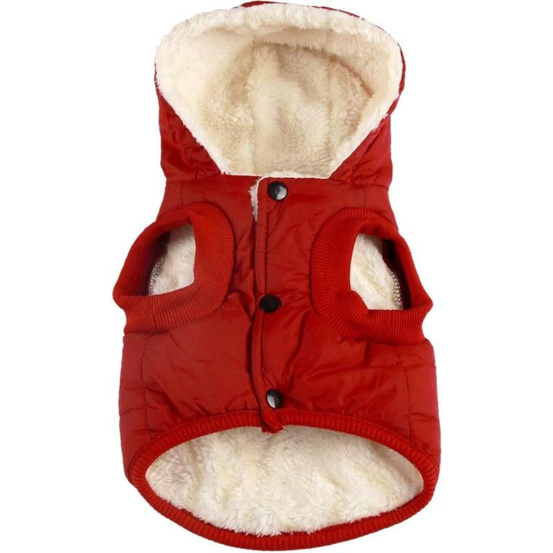 Fleece Lining Extra Warm Dog Hoodie 