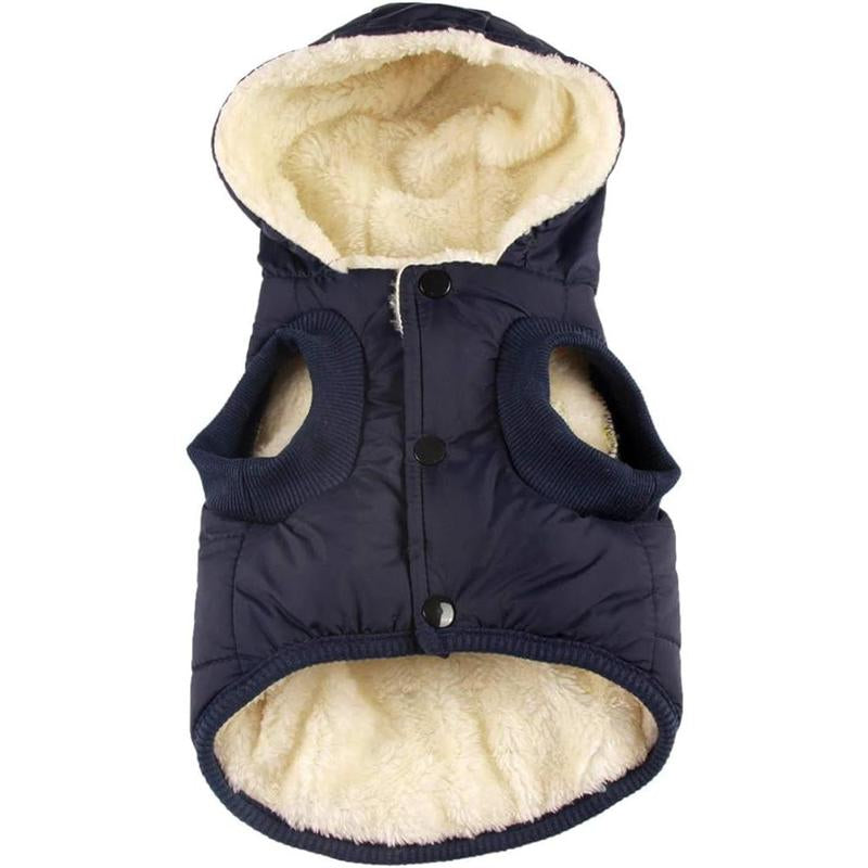 Fleece Lining Extra Warm Dog Hoodie 