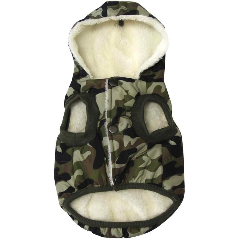 Fleece Lining Extra Warm Dog Hoodie 