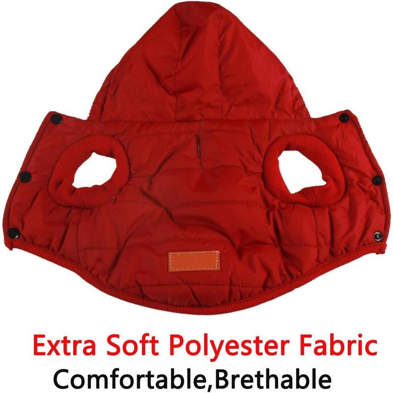 Fleece Lining Extra Warm Dog Hoodie 